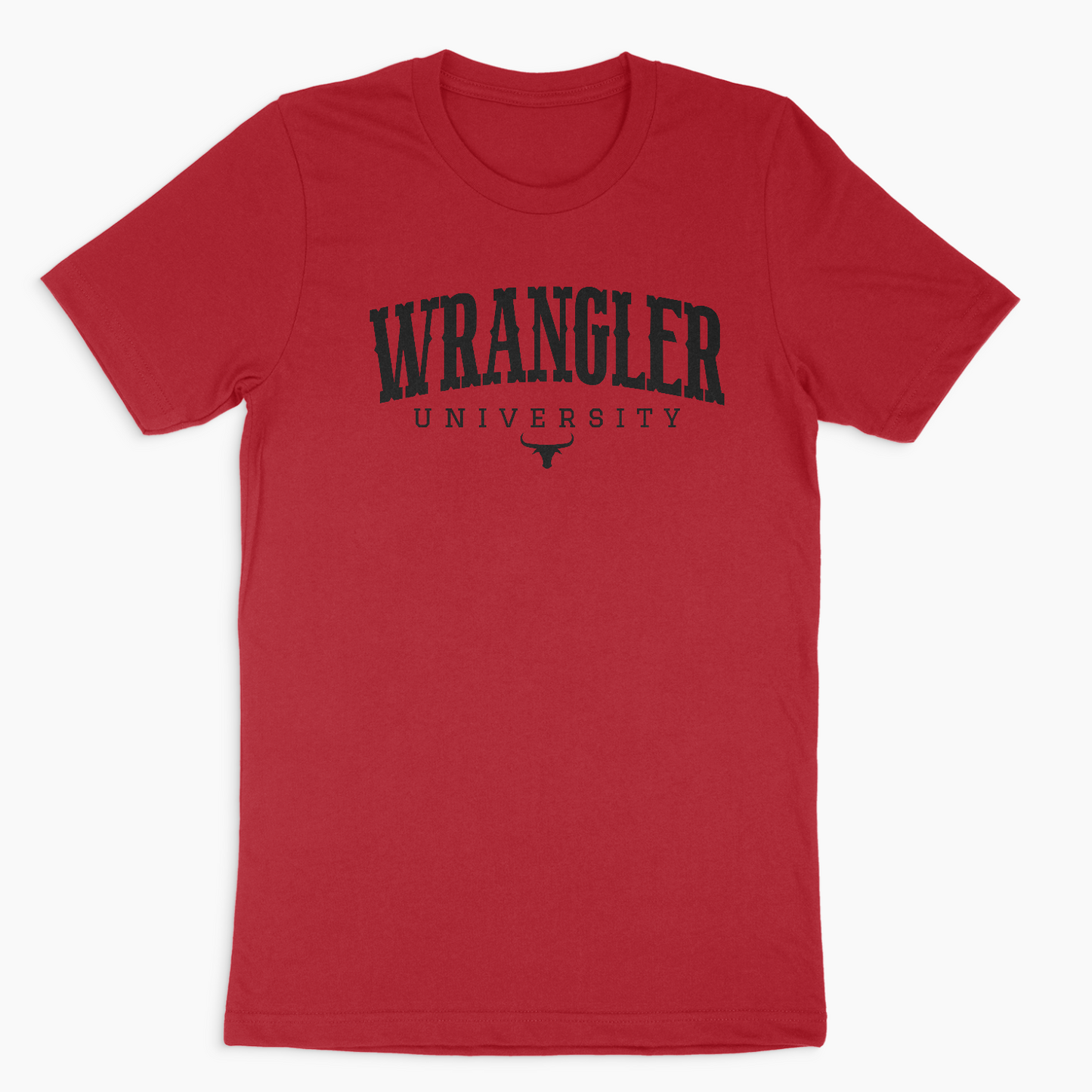 Dirt Road Outfitters "Wrangler University" Tee - Red
