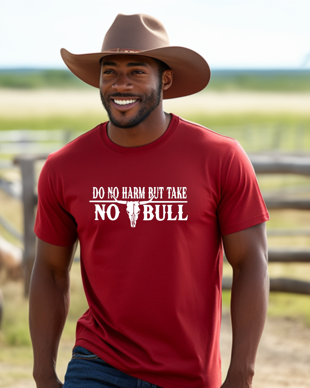 Dirt Road Outfitters "No Bull" Tee - Red