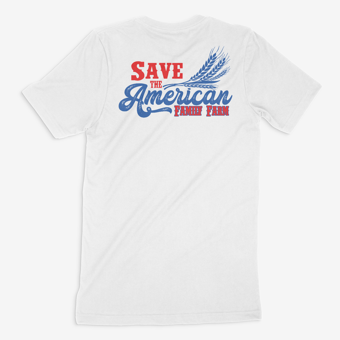 Dirt Road Outfitters "Save the American Family Farm" Tee - White