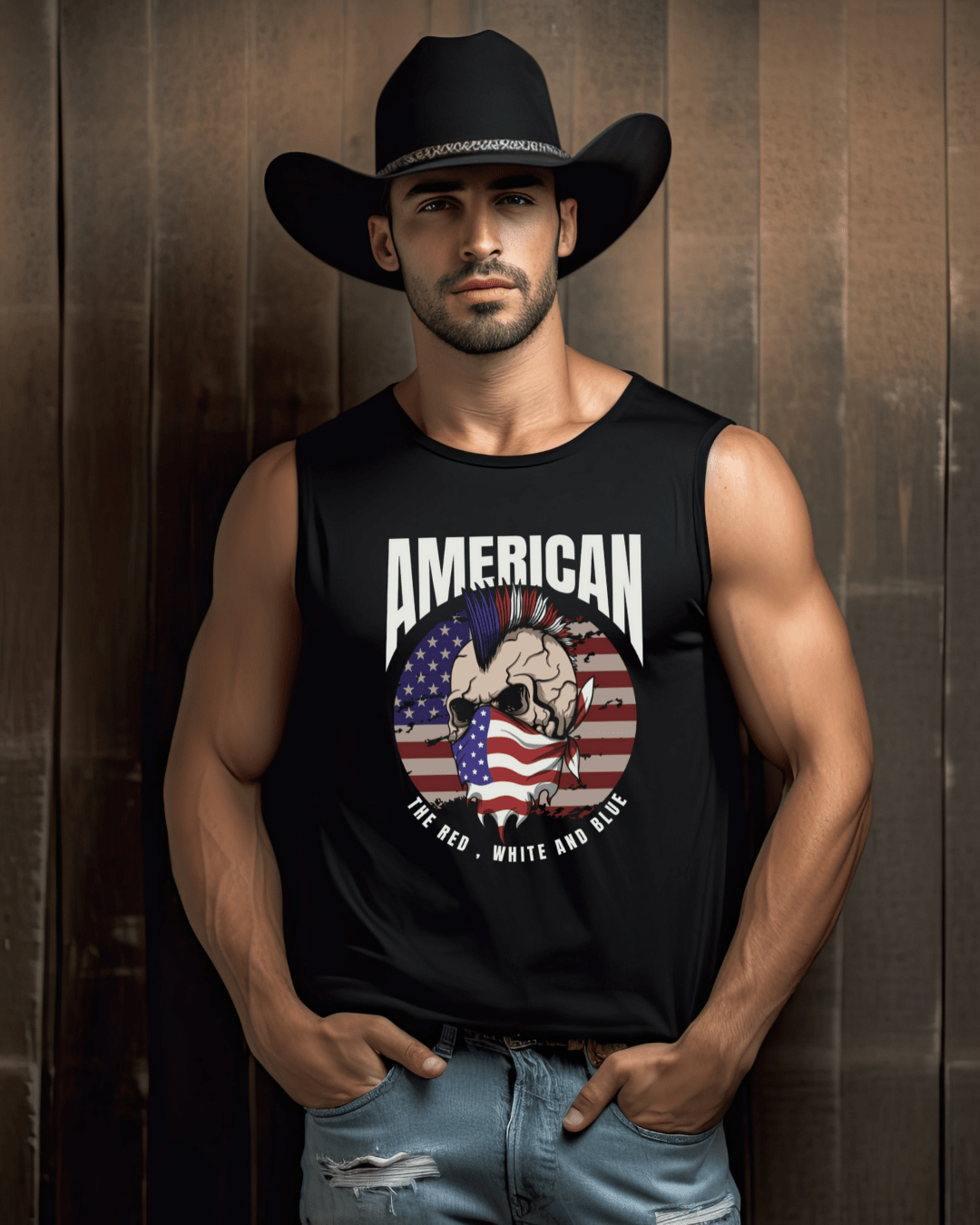 Dirt Road Outfitters "American" Tank - Black