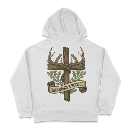 Dirt Road Outfitters "Backwoods & Blessed" Unisex Pullover Hoodie