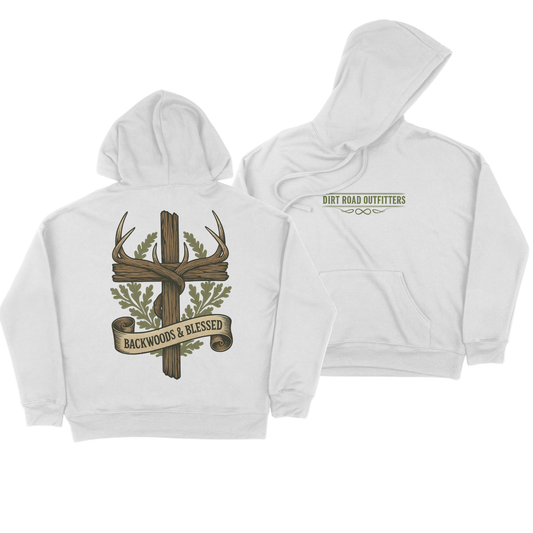 Dirt Road Outfitters "Backwoods & Blessed" Unisex Pullover Hoodie
