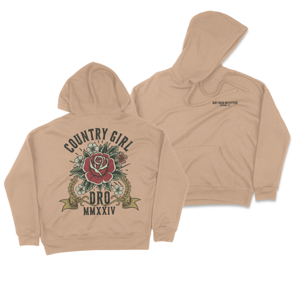 Dirt Road Outfitters - Country Girl Pullover Hoodie - Tan