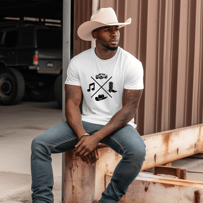Dirt Road Outfitters "Country Life Essentials" Tee - White