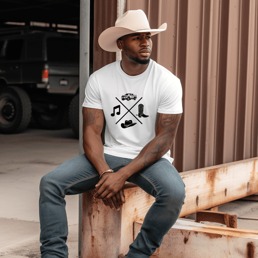 Dirt Road Outfitters "Country Life Essentials" Tee - White