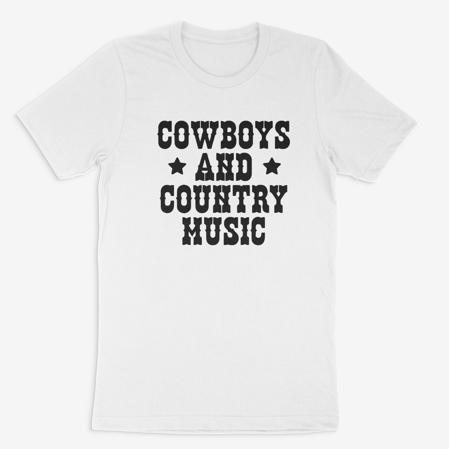Dirt Road Outfitters "Cowboys and Country Music" Tee - White