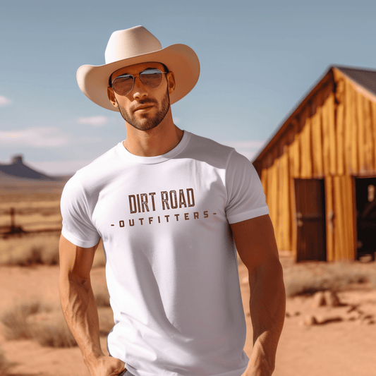 Dirt Road Outfitters "Dirt Road Outfitters Signature" Tee - White