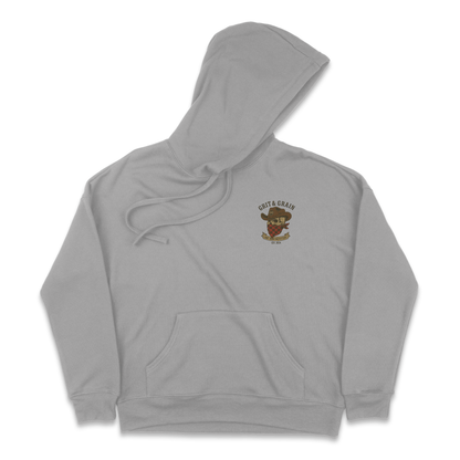 Dirt Road Outfitters "Grit & Grain" Pullover Unisex Hoodie - Athletic Heather