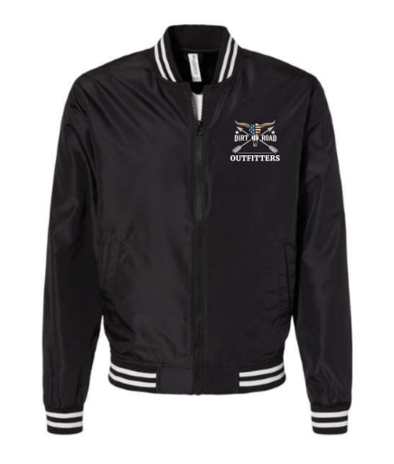 Dirt Road Outfitters "Iconic" Lightweight Bomber Jacket - Black