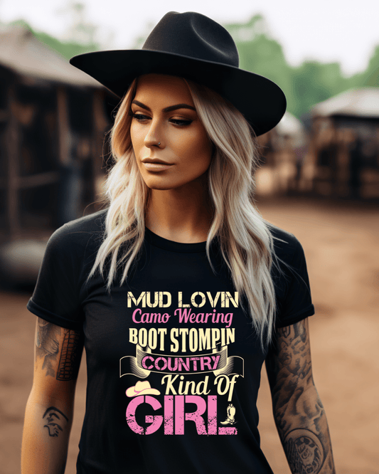 Dirt Road Outfitters "Mud Lovin" Tee - Black