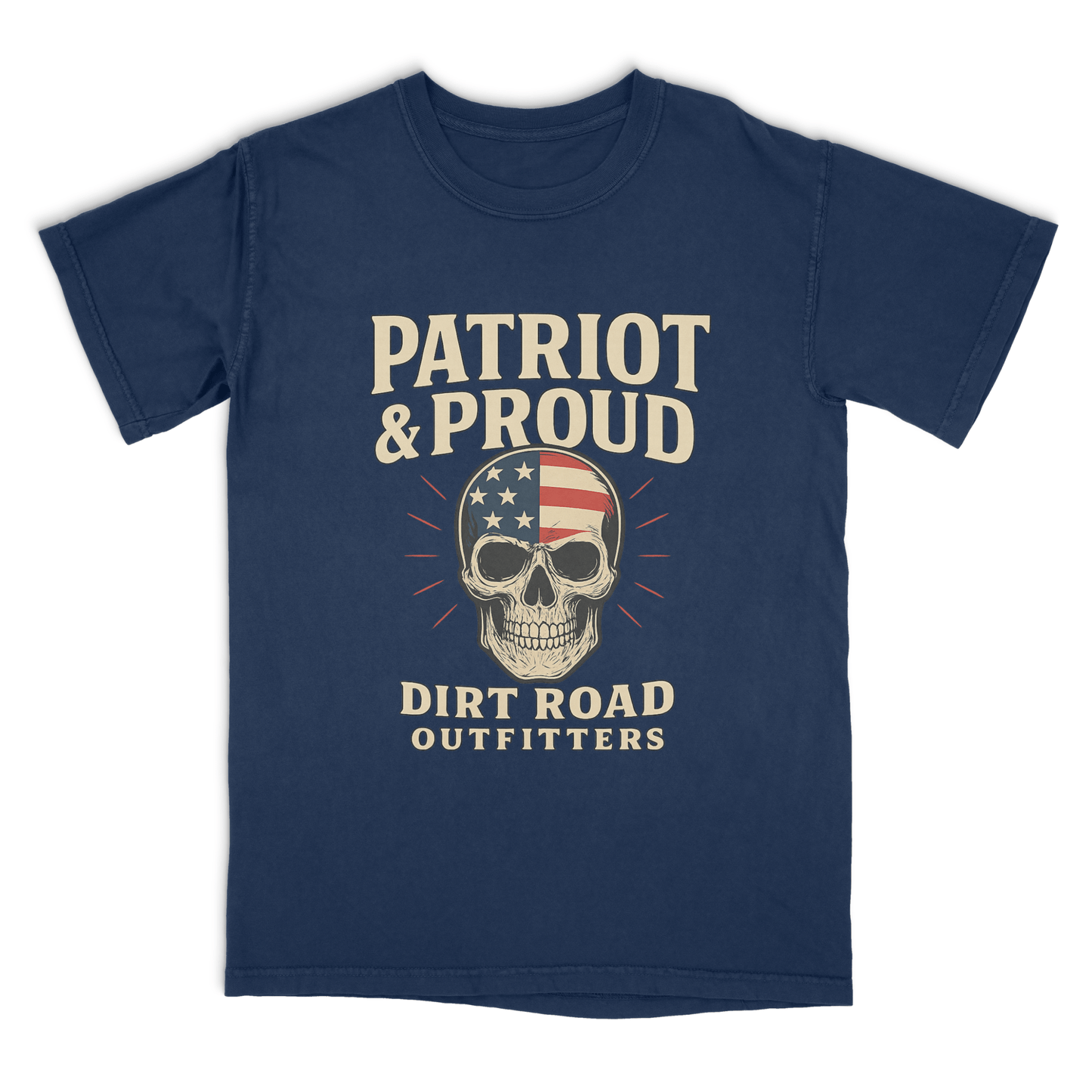 Dirt Road Outfitters "Patriot and Proud" Tee - True Navy