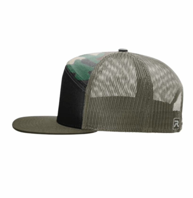 Dirt Road Outfitters "Patriot Bull" Trucker Hat - Camo