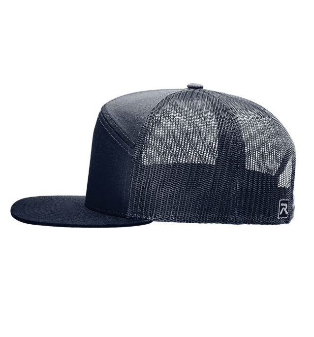 Dirt Road Outfitters "Patriot Bull" Trucker Hat - Navy Blue