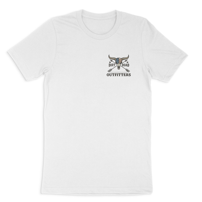 Dirt Road Outfitters "Save the American Family Farm" Tee - White