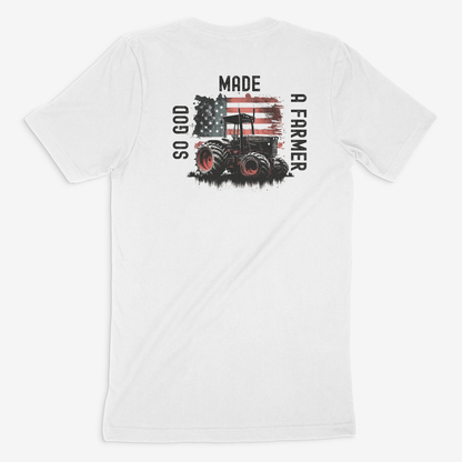 Dirt Road Outfitters - "So God Made a Farmer" Tee - White