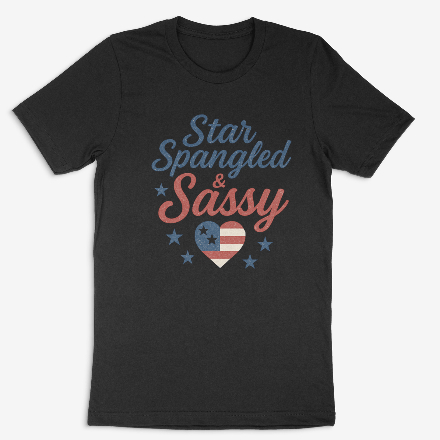 Dirt Road Outfitters "Star Spangled & Sassy" Tee - Black