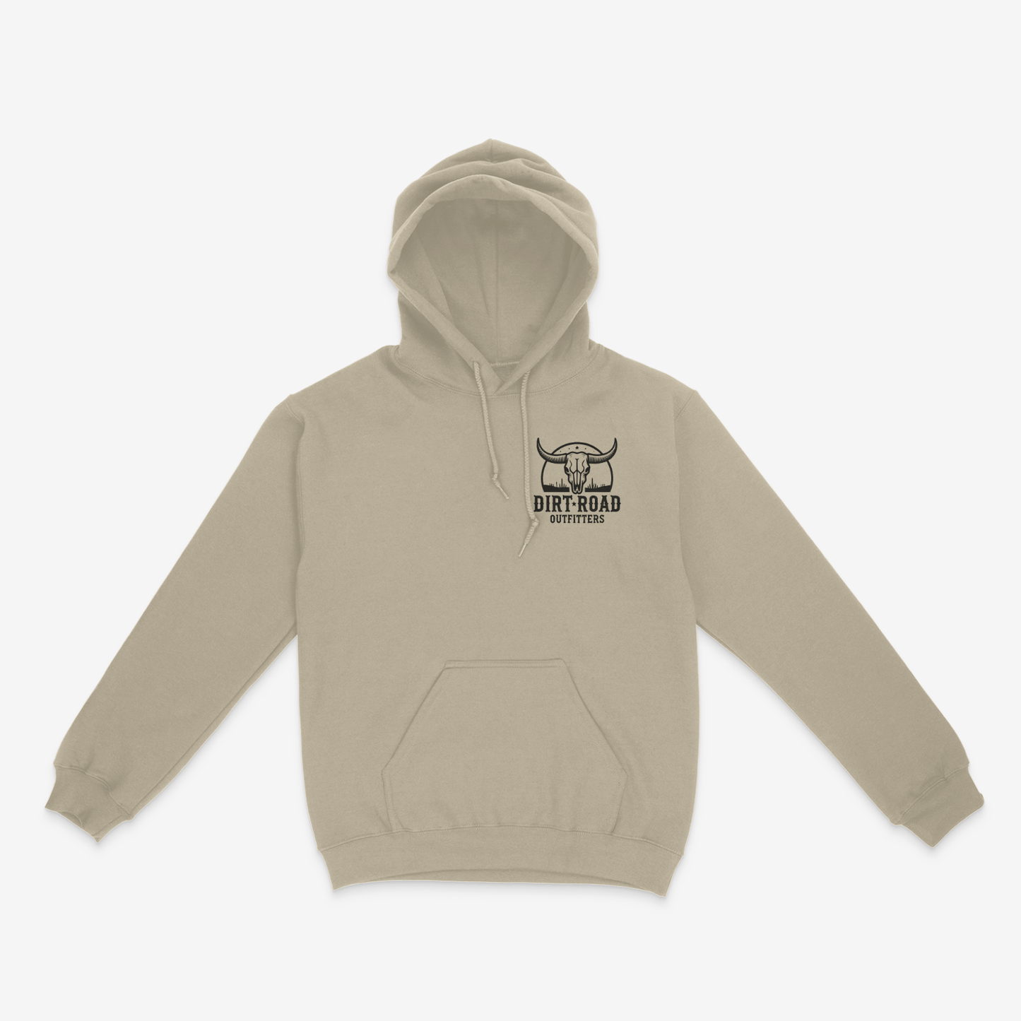 Dirt Road Outfitters "Western" Pullover Hoodie - Sand